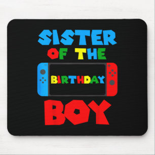 Of The Birthday Boy Matching Video Game Birthday 8 Mouse Mat
