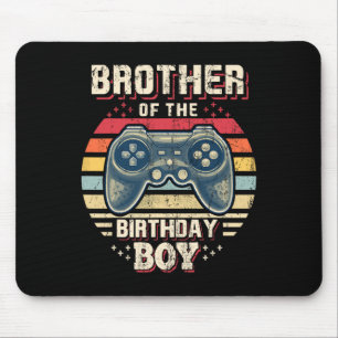 Of The Birthday Boy Matching Video Game Birthday 9 Mouse Mat