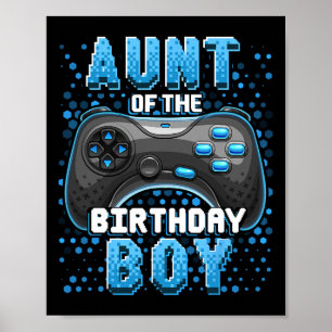 Of The Birthday Boy Matching Video Game Birthday G Poster