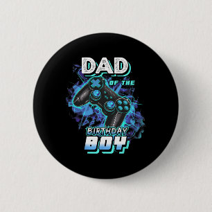 Of The Birthday Boy Matching Video Game Birthday P 6 Cm Round Badge