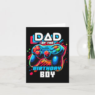 Of The Birthday Boy Matching Video Game Birthday P Card