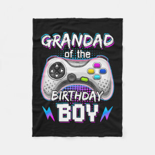 Of The Birthday Boy Video Game B-day Top Gamer Par Fleece Blanket