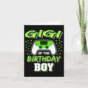 Of The Birthday Boy Video Game Decorations Card