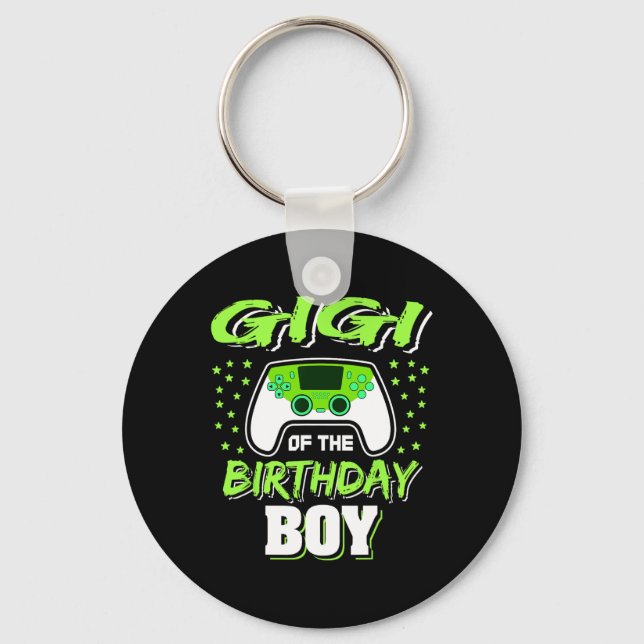 Of The Birthday Boy Video Game Decorations  Key Ring (Front)