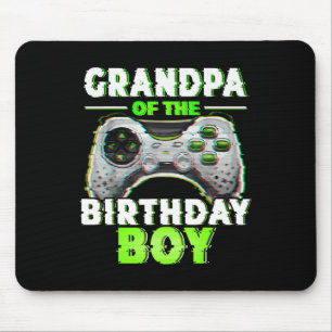 Of The Birthday Boy Video Gamer Matching Family Mouse Mat