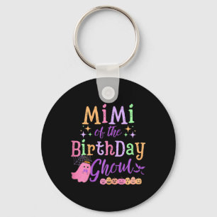 Of The Birthday Ghoul Cute Halloween Spooky Ghost Key Ring