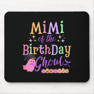 Of The Birthday Ghoul Cute Halloween Spooky Ghost Mouse Mat