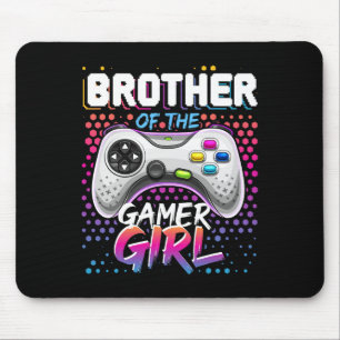 Of The Gamer Girl Matching Video Game Birthday Gif Mouse Mat