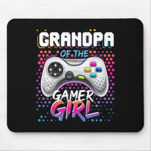 Of The Gamer Girl Matching Video Game Birthday Gif Mouse Mat