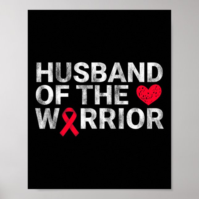 Of The Heart Warrior Heart Disease Awareness  Poster (Front)