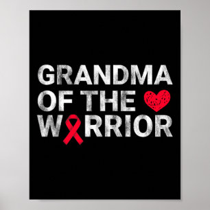 Of The Heart Warrior Heart Disease Awareness Poster
