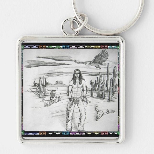 Of The Land Key Ring (Front)