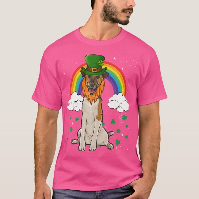 Of The Leprechaun Smooth Fox Terrier T-Shirt (Front)