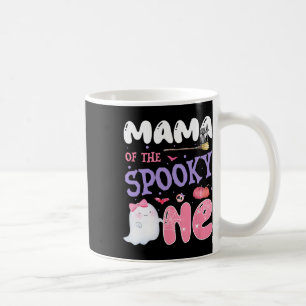 Of The Spooky One 1st Birthday Halloween Pink Ghos Coffee Mug