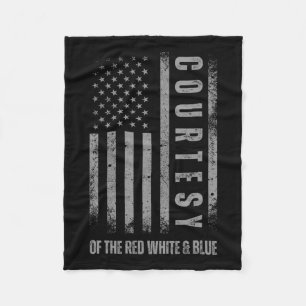 Of The Usa Red White And Blue 4th Of July Usa Flag Fleece Blanket