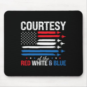 Of The Usa Red White And Blue 4th Of July Women Me Mouse Mat