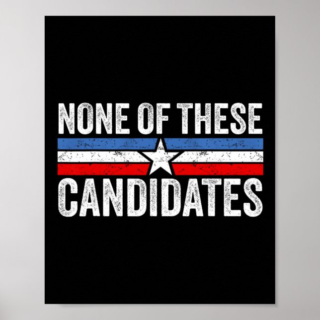Of These Candidates 2024 Nikki Haley Nevada Biden  Poster (Front)