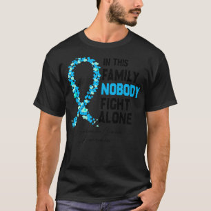 of this family nobody fight alone Leukaemia Cancer T-Shirt