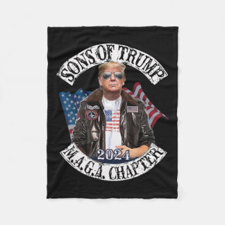 Of Trump Maga Chapter 2024 Fleece Blanket