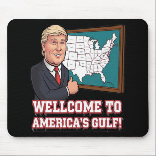 Of Wellcome Gulf Of United States Of America Mouse Mat