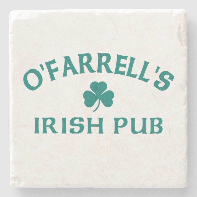O'Farrell's Irish Pub Stone Coaster (Front)