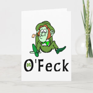 O'Feck Funny Irish Card