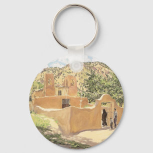 Oferta Para San Esquipula by Walter Ufer Key Ring