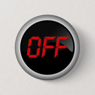 off 6 cm round badge