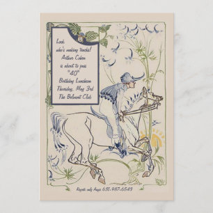 Off and Running Invitation