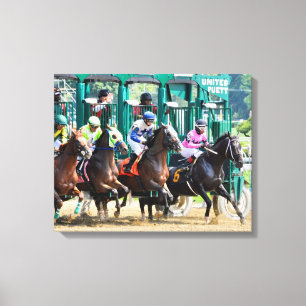 Off at Saratoga Canvas Print