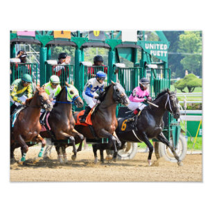 Off at Saratoga Photo Print