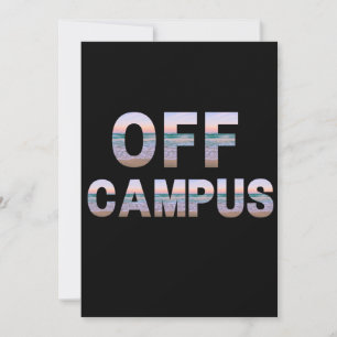 Off Campus Thank You Card