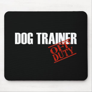 OFF DUTY DOG TRAINER DARK MOUSE MAT