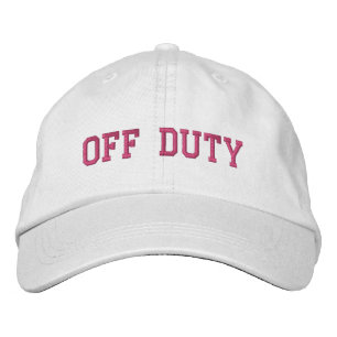 Off Duty Embroidered Hat