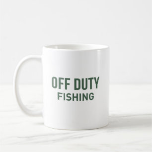 Off Duty Fishing – Relaxed Outdoor Lifestyle Coffee Mug