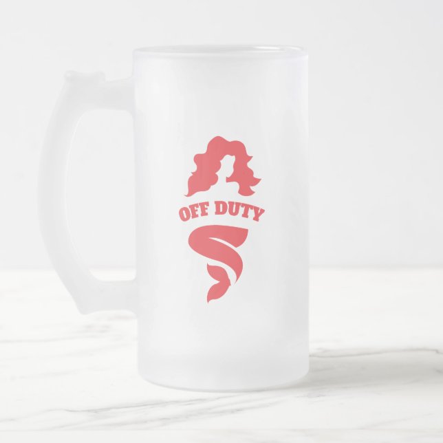 Off Duty Frosted Mug (Left)