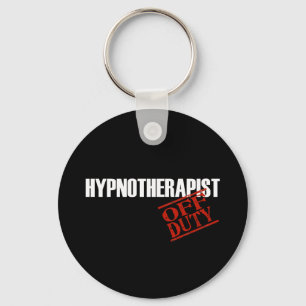 OFF DUTY HYPNOTHERAPIST DARK KEY RING