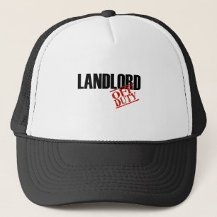 OFF DUTY LANDLORD LIGHT TRUCKER HAT