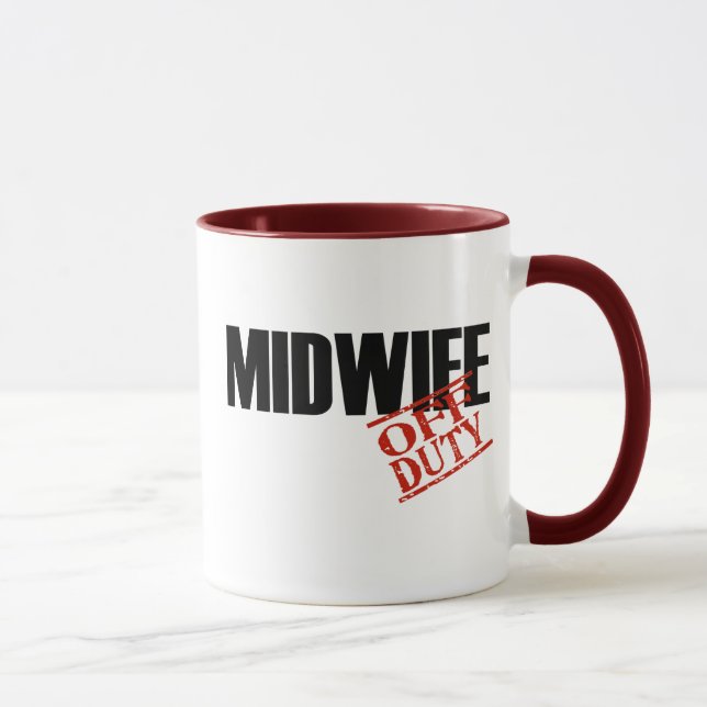 OFF DUTY MIDWIFE MUG (Right)