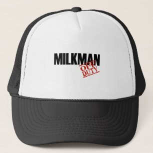 OFF DUTY MILKMAN LIGHT TRUCKER HAT