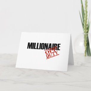 OFF DUTY MILLIONAIRE LIGHT CARD