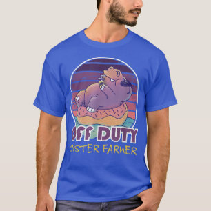 Off Duty Oyster Farmer Job Coworker T-Shirt