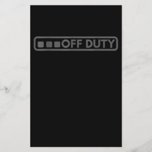 Off Duty Perfect For Police Army Law Enforcement Flyer