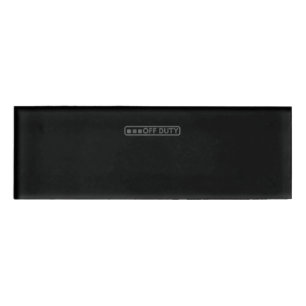 Off Duty Perfect For Police Army Law Enforcement Name Tag