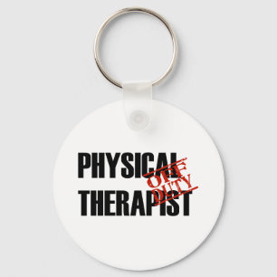 OFF DUTY PHYSICAL THERAPIST LIGHT KEY RING