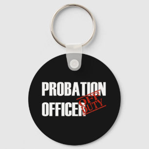 OFF DUTY PROBATION OFFICR DARK KEY RING