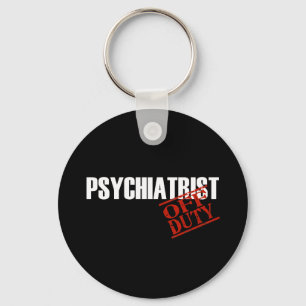 OFF DUTY PSYCHIATRIST DARK KEY RING