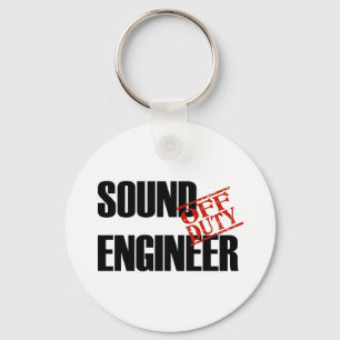 OFF DUTY SOUND ENGINEER LIGHT KEY RING