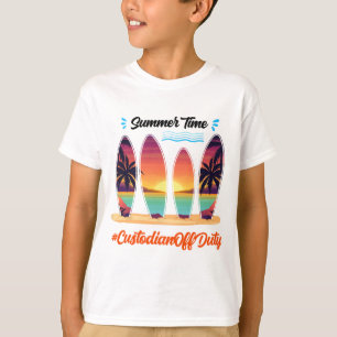 Off Duty Summer Time End Of School Year T-Shirt