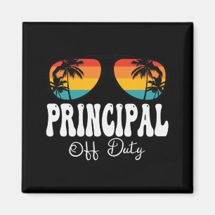 Off Duty Sungles Women Happy Last Day Of School Magnet
